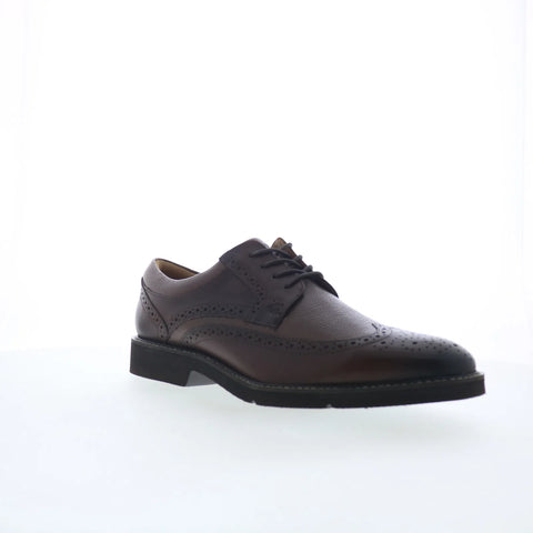 Rockport Fallo RMFALLO Mens Brown Wide Oxfords Wingtip & Brogue Shoes