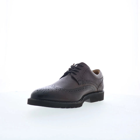 Rockport Fallo RMFALLO Mens Brown Wide Oxfords Wingtip & Brogue Shoes
