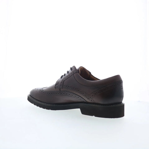 Rockport Fallo RMFALLO Mens Brown Wide Oxfords Wingtip & Brogue Shoes