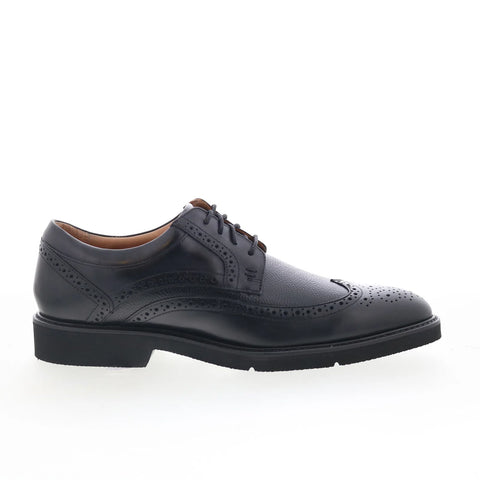 Rockport Fallo RMFALLO Mens Black Wide Oxfords Wingtip & Brogue Shoes