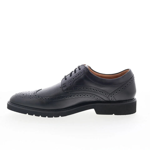 Rockport Fallo RMFALLO Mens Black Wide Oxfords Wingtip & Brogue Shoes