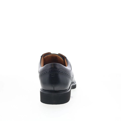 Rockport Fallo RMFALLO Mens Black Wide Oxfords Wingtip & Brogue Shoes