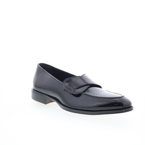 Zelli Italia Farfalla Mens Black Leather Loafers & Slip Ons Casual Shoes