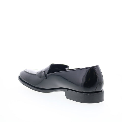 Zelli Italia Farfalla Mens Black Leather Loafers & Slip Ons Casual Shoes