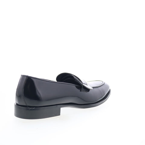 Zelli Italia Farfalla Mens Black Leather Loafers & Slip Ons Casual Shoes