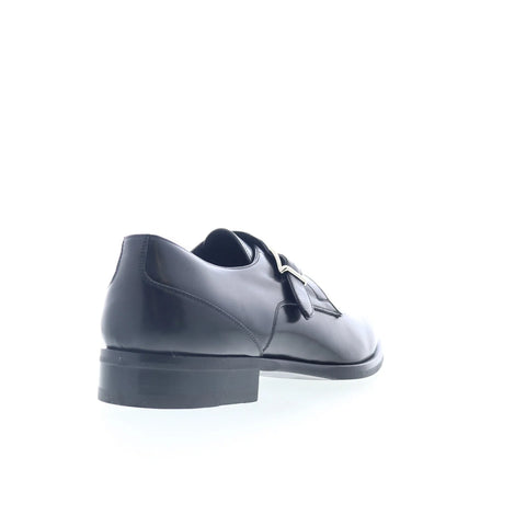Pastori by Di Bianco Faustus Calfskin Mens Black Loafers Casual Shoes