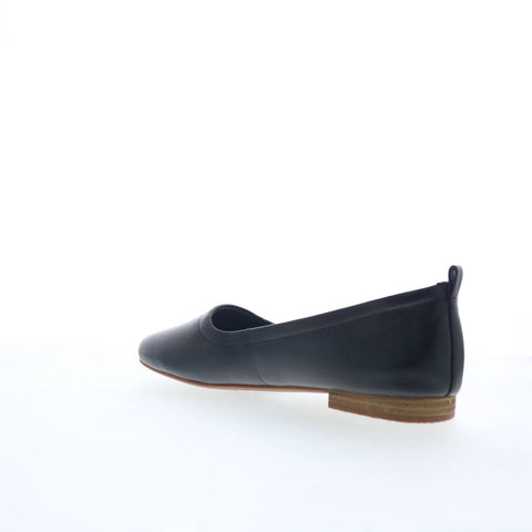 Clarks Fawna Soft 26181224 Womens Black Leather Slip On Loafer Flats Shoes