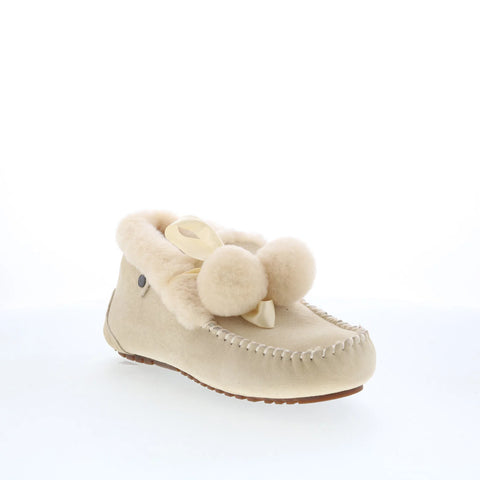 Pajar Fayth 53820 Womens Beige Suede Slip On Loafer Flats Shoes