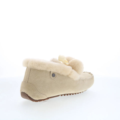 Pajar Fayth 53820 Womens Beige Suede Slip On Loafer Flats Shoes