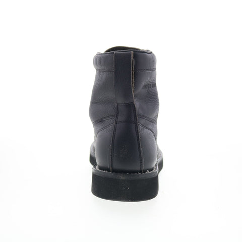 Broken Homme James Boot FB12002 Mens Black Leather Lace Up Casual Dress Boots