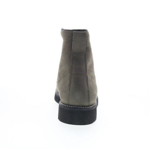 Broken Homme James Boot FB12002 Mens Green Suede Lace Up Casual Dress Boots