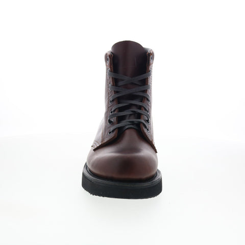 Broken Homme James Boot FB12002 Mens Burgundy Leather Casual Dress Boots