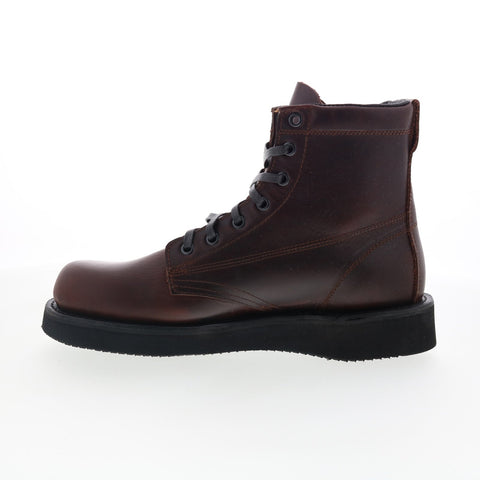 Broken Homme James Boot FB12002 Mens Burgundy Leather Casual Dress Boots