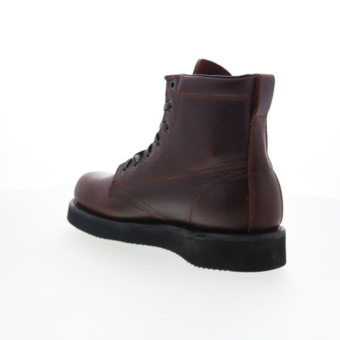 Broken Homme James Boot FB12002 Mens Burgundy Leather Casual Dress Boots