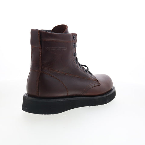 Broken Homme James Boot FB12002 Mens Burgundy Leather Casual Dress Boots