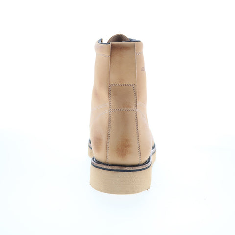Broken Homme James Boot FB12002 Mens Beige Leather Casual Dress Boots