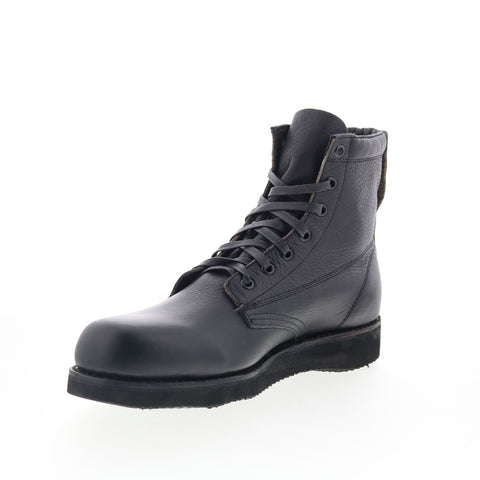 Broken Homme James Boot Wide FB12003 Mens Black Wide Casual Dress Boots