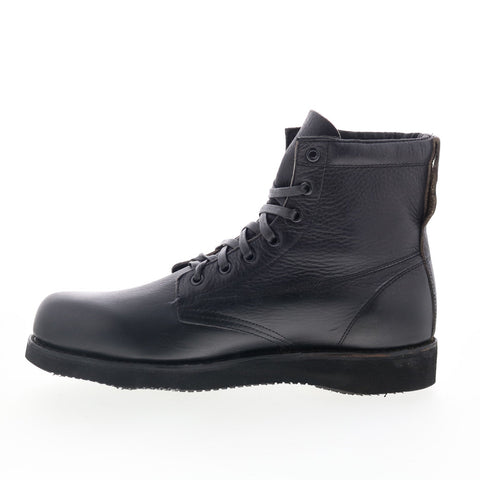 Broken Homme James Boot Wide FB12003 Mens Black Wide Casual Dress Boots