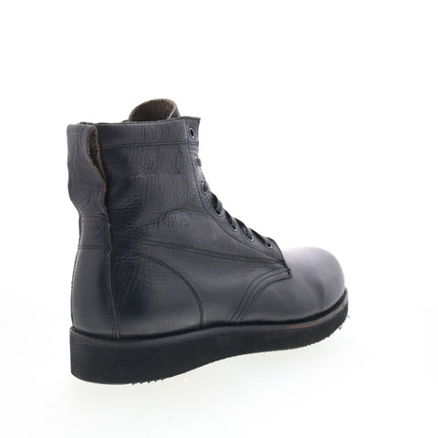 Broken Homme James Boot Wide FB12003 Mens Black Wide Casual Dress Boots