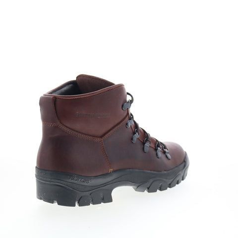 Broken Homme Weber Boot FB13005 Mens Burgundy Leather Casual Dress Boots