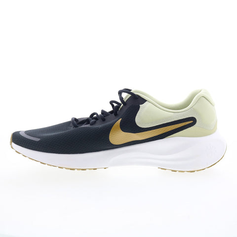 Nike Revolution 7 FB2207-006 Mens Black Mesh Athletic Running Shoes