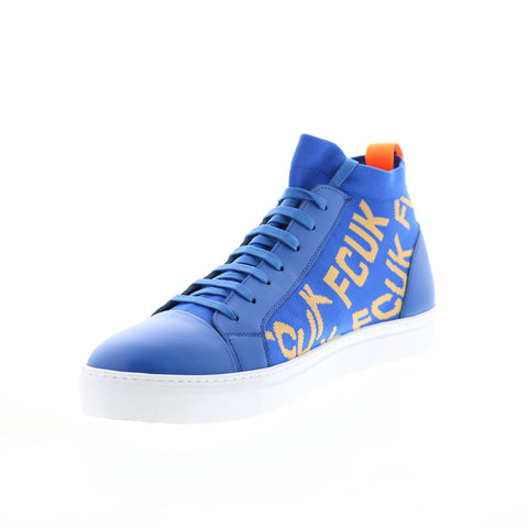 French Connection Kona FC7193H Mens Blue Canvas Lifestyle Sneakers Shoes