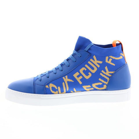 French Connection Kona FC7193H Mens Blue Canvas Lifestyle Sneakers Shoes