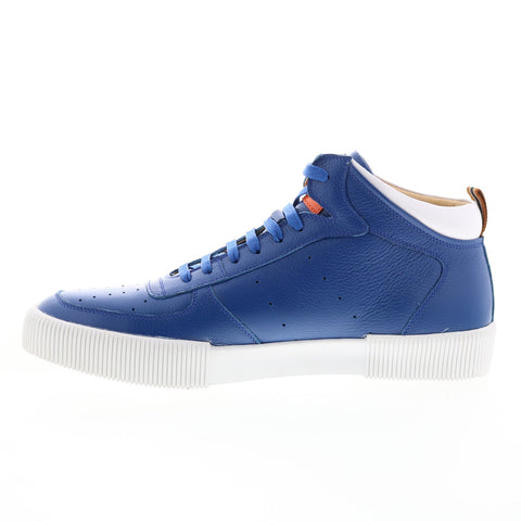 French Connection Dion FC7211H Mens Blue Leather Lifestyle Sneakers Shoes
