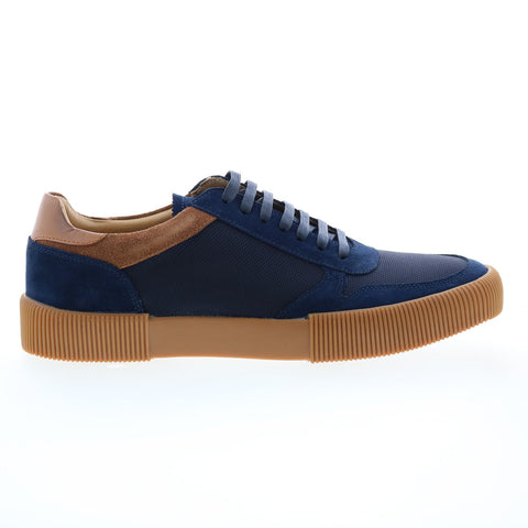 French Connection Haruko FC7212L Mens Blue Canvas Lifestyle Sneakers Shoes