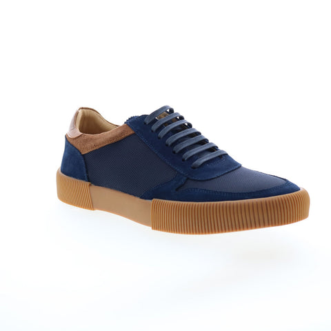 French Connection Haruko FC7212L Mens Blue Canvas Lifestyle Sneakers Shoes