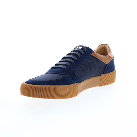 French Connection Haruko FC7212L Mens Blue Canvas Lifestyle Sneakers Shoes