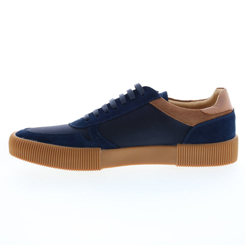 French Connection Haruko FC7212L Mens Blue Canvas Lifestyle Sneakers Shoes