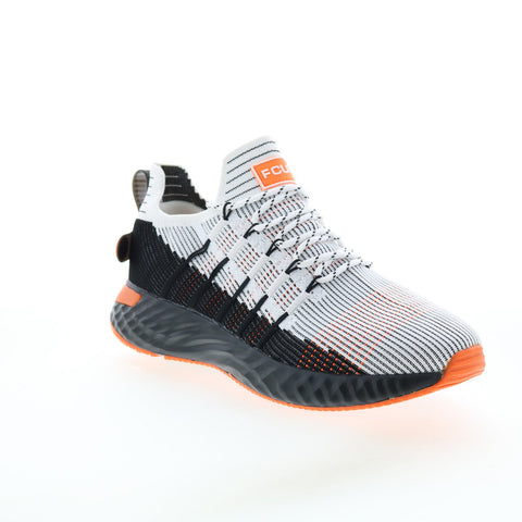 French Connection Nicco FC7239L Mens White Leather Lifestyle Sneakers Shoes