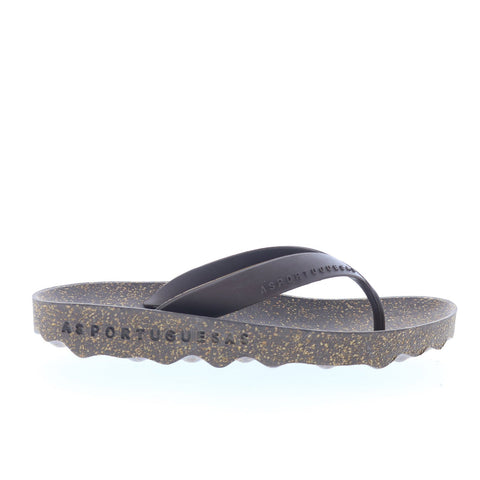 Asportuguesas Feel FEEL075ASP-002 Womens Brown Flip-Flops Sandals Shoes
