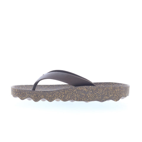 Asportuguesas Feel FEEL075ASP-002 Womens Brown Flip-Flops Sandals Shoes