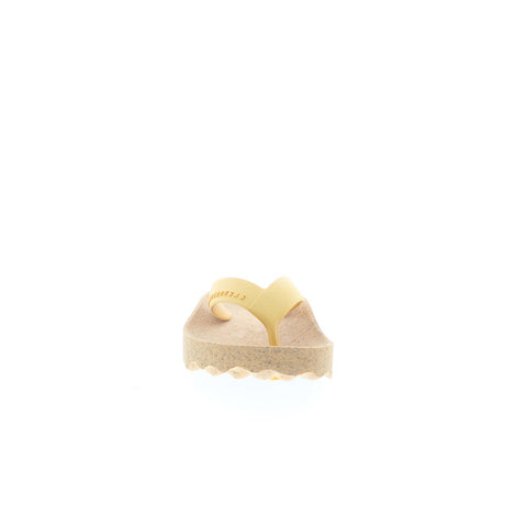 Asportuguesas Feel FEEL075ASP-005 Womens Yellow Flip-Flops Sandals Shoes