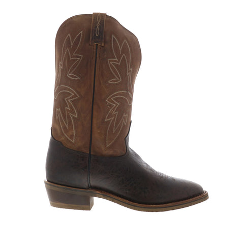 Tony Lama Fernando Cowhide Made In USA EP7800 Mens Brown Wide Western Boots