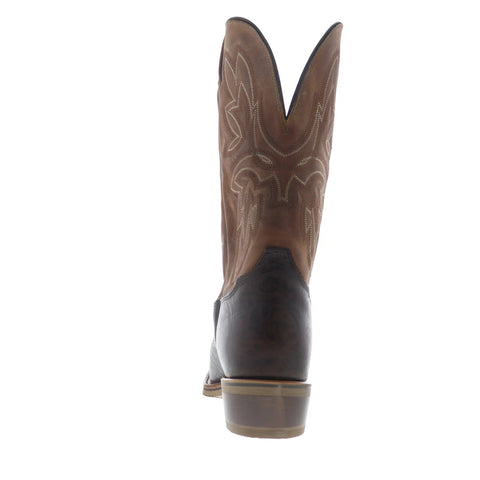 Tony Lama Fernando Cowhide Made In USA EP7800 Mens Brown Wide Western Boots