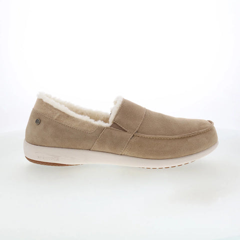 Spenco Fiesta Cozy Slip-On SP2009TAN Mens Brown Loafers Casual Shoes