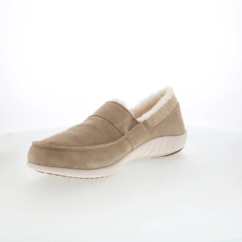 Spenco Fiesta Cozy Slip-On SP2009TAN Mens Brown Loafers Casual Shoes