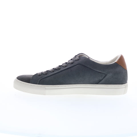 Steve Madden Finny FINN04M1 Mens Gray Suede Lace Up Lifestyle Sneakers Shoes