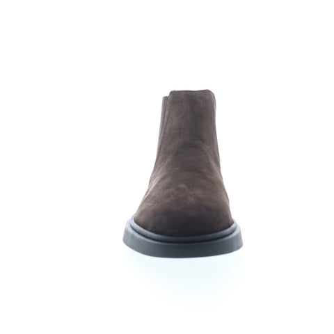Studio Belvedere Fiume Mens Brown Nubuck Slip On Chelsea Boots