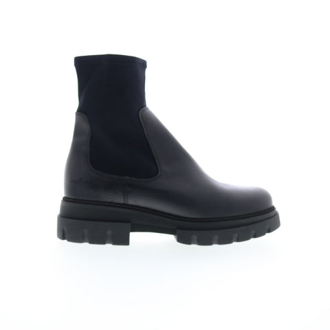 Bos. & Co. Five Womens Black Synthetic Zipper Casual Dress Boots