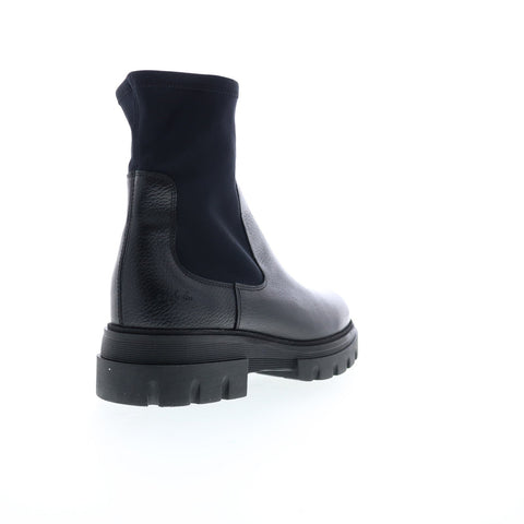 Bos. & Co. Five Womens Black Synthetic Zipper Casual Dress Boots