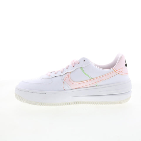 Nike Air Force 1 PLT.AF.ORM FJ0737-100 Womens White Lifestyle Sneakers Shoes