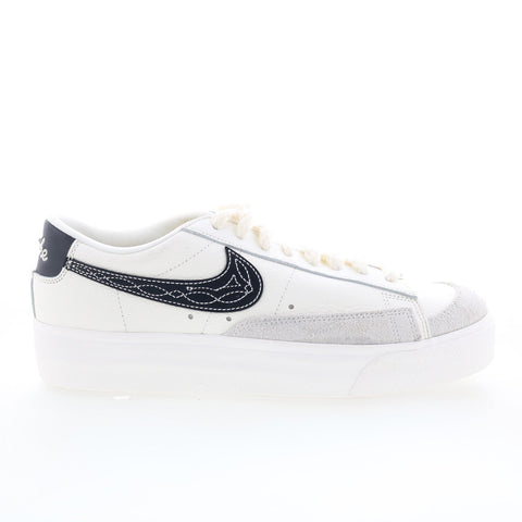 Nike Blazer Low Platform FJ4556-133 Womens Beige Lifestyle Sneakers Shoes