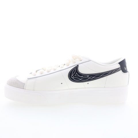 Nike Blazer Low Platform FJ4556-133 Womens Beige Lifestyle Sneakers Shoes