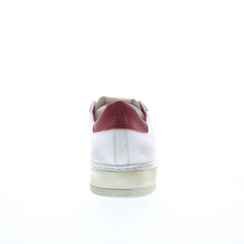 A.S. 98 Flanch Mens White Leather Lace Up Lifestyle Sneakers Shoes