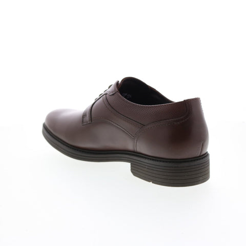 Mephisto Flavien Mens Brown Leather Oxfords & Lace Ups Plain Toe Shoes
