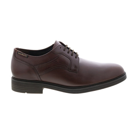 Mephisto Flavien Mens Brown Leather Oxfords & Lace Ups Plain Toe Shoes